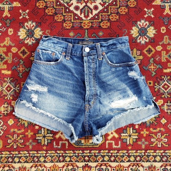 Abercrombie & Fitch Pants - ⭐ ABERCROMBIE & FITCH | Distressed Denim Shorts